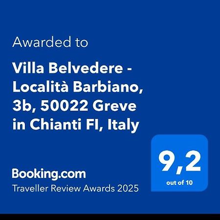 Villa Belvedere - Localita Barbiano, 3B, 50022 Greve In Chianti Fi, Italy Exterior photo